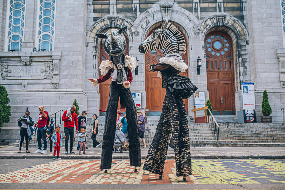 Jacques & Zèbrelle à Marionnettes Plein la Rue 2021 | Caroline Perron