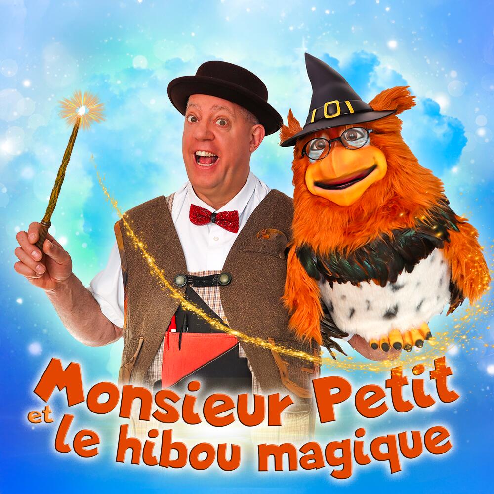 M. Petit et le Hiboux magique, spectacle jeunesse, photo crédit : Luc Boulanger